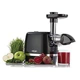 Omega H3000D Cold Press 365 Juicer Slow Masticating Extractor Creates Delicious Fruit Vegetable and Leafy Green High Juice Yield and Preserves Nutritional Value, 150-Watt, Black