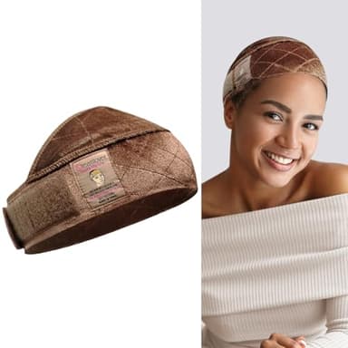 Dreamlover Wig Grip Bands for Keeping Wigs in Place, Wide Wig Grip, Brown, 1 Pieces