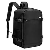 HOMIEE Ryanair Personal Item 40x20x25 Travel Bag, 20L Carry on Backpack Flight Approved Underseat Hand Luggage Cabin Bag Fits 15.6 Inch Laptop for Weekender Gifts, Black