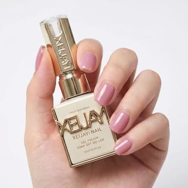 Xeijayi Jelly Ice Transparent Nude Gel Nail Polish 15ml M-012 – Peel-Off UV/LED, Formaldehyde-Free – Self-Leveling, Quick Cure, Glossy Long-Lasting Finish – Professional & DIY