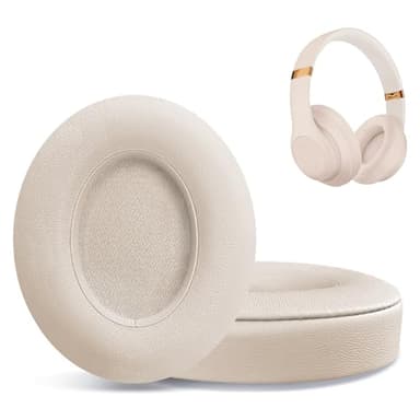 Replacement Ear Pads for Beats Studio 2 & Studio 3 Wired & Wireless Headphones, Ear Cushions, Headset Earpads, Ear Cups Cover with Soft Protein Leather-Pink