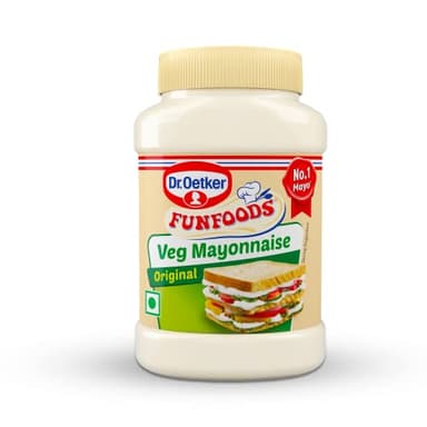 FunFoods - Mayonnaise, 275g Bottle - Veg - Eggless - India