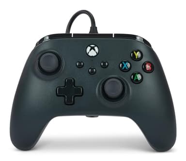 PowerA Wired Controller for Xbox Series X|S - Black, gamepad, wired video game controller, gaming controller, works with Xbox One and Windows 10/11