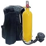 2L Mini Scuba Tank Kit,DOT-Certified Portable Lung Tank with Backpack and Regulator,Scuba Diving Tank up to 35 Mins Breath for Underwater Exploration,Aluminum Tank,Within 30 Ft