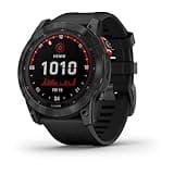 Garmin Fenix 7X Solar Multisport GPS Watch, Slate Grey with Black Band