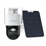 REOLINK Dual Lens Cellular Security Camera, 4G LTE Auto Tracking No WiFi Solar Powered Outdoor Camera, 6X Hybrid Zoom, 4K Color Night Vision, Motion Alert, Playback, TrackMix LTE + Solar Panel