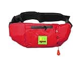 Lifesaving Pro Automatic/Manual Inflatable Belt Pack Waist Pouch Pack PFD Inflate Life Jacket Zippered Pocket Lifejacket Vest SUP Survival Aid