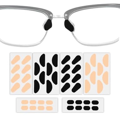 EVA Foam Nose Pads for Glasses, 24 Pairs Non Slip and Hypoallergenic Replacement Pads, Ultra Soft and Lightweight Cushions for Eyeglasses,Sunglasses