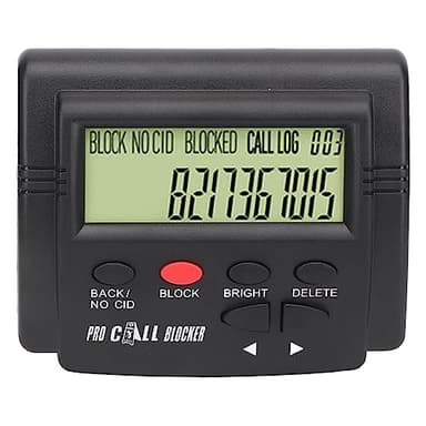 Caller ID Box, 2000 Groups Convenient Call Blocker with LCD Display for Phone