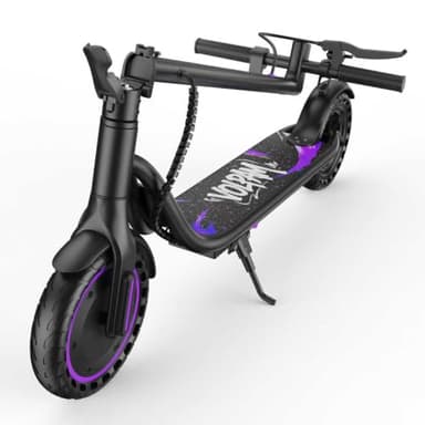 VOLPAM Electric Scooter, 350W/500W/800W/1000W/250W Powerful Motor & 19/22/ 9 MPH Top Speed, 16-28-10 Miles Long Range, Folding E Scooter Choice