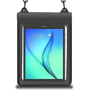 Waterproof Tablet Case Pouch for Samsung Galaxy Tab A9 Plus S9 S8 S7 11" S9 FE 10.9 Tab A8 10.5 S6 Lite A7 10.4 A 10.1, iPad 10.2 iPad Pro 11 iPad Air, Surface Go Dragon Touch Android Tablets (Black)