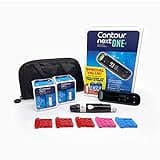 CONTOUR NEXT ONE Blood Glucose Monitoring System All-in-One Kit for Diabetes