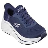 Skechers Women's Max Cushioning Elite 2.0 Vanish Hands Free Slip-Ins Sneaker, Navy/Lavender, 9