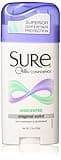 Sure Original Solid Unscented, Anti-Perspirant Deodorant 2.70 oz (Pack Of 3)