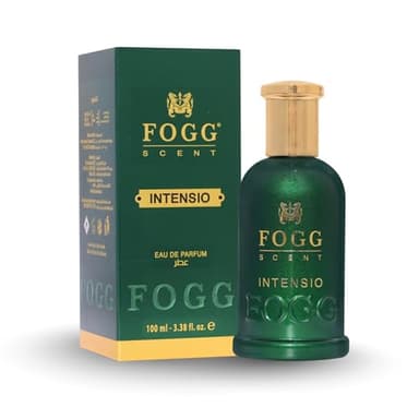Fogg Scent Intensio Eau de Parfum for Men | Strong Spicy Perfume | Bold Masculine Fragrance with Bergamot, Cedar & Amber | Long Lasting EDP | 3.38oz (100ml)