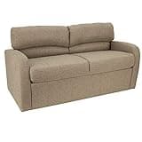 RecPro 70" RV Jack Knife Sofa w/Arms | RV Sleeper Sofa | Camper Couch | Slideout Living Room Furniture (Oatmeal)