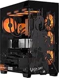CORSAIR 3500X Call of Duty®: Black Ops 6 Edition Mid-Tower ATX PC Case – Panoramic Tempered Glass, Spacious Interior, ASUS BTF and MSI Project Zero Reverse Motherboard Compatible, No Fans Included