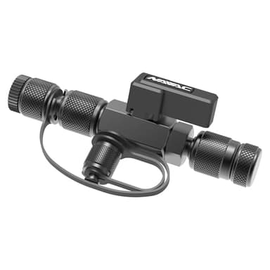 NAVAC NVR2 Valve Core Removal Tool - HVAC Tool for Fast Recovery and Evacuation - Includes 2 Sizes (1/4″ and 5/16″) Flare Fittings in 1 Tool - R-410A Vacuum Rated to 20 Microns - Durable Metal Handle