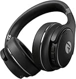 Raycon The Everyday Wireless Bluetooth Over Ear Headphones, with Active Noise Cancelling, Awareness Mode and Built in Microphone, IPX 4 Water Resistance, 40 Hours of Battery Life (Black)