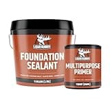 Liquid Rubber Foundation and Basement Sealant & Multi-Purpose Primer Kit - 1g Foundation Sealant & 1q Multi-Purpose Primer