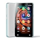 160GB MP3 Player with Bluetooth and WiFi, innioasis Music Player with Spotify,Pandora,Amazon Music,4" Touch Screen Android MP4 MP3 Player for Kids with Libby,Audible,Spotify Kids (White+ Sky-Blue)