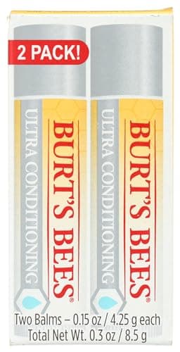 Burts Bees 2 Pack Ultra Conditioning Lip Balm, 0.3 OZ