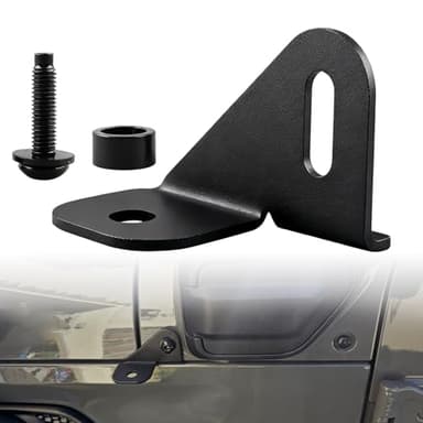 ZAMLIE JL Antenna Mount Driver Side for CB/GMRS/HAM Radio Mount Compatible with Jeep Wrangler JL JLU & Gladiator JT, Unlimited Sport, Sahara, Rubicon, 4xe 2018-2023