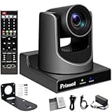 Prisual NDI PTZ Camera 30X Optical Zoom with AI Auto Tracking - SDI/HDMI/USB3.0/NDI HX3/HX2, for Live Streaming, Church, Worship, Broadcast, Live Events - Includes NDI License & PoE Support