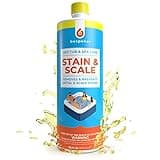 Spa Stain and Scale Control for Hot Tub, Spa Descaler, Stain Scale Remover & Spa Scale Defense for HotTub Hardness Control & Spa Hardness Decreaser & Alkalinity Decreaser Water Softener (1-Quart)
