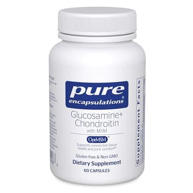 Pure Encapsulations Glucosamine Chondroitin with MSM - Supports Joint Health & Normal Cartilage Formation* - Maintains Enzyme Activity - Gluten-Free & Non-GMO - 60 Capsules
