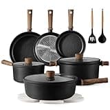 CAROTE Nonstick Pots and Pans,Cookware Set 16pcs Kitchen Cooking Sets, Pot and Pan Non Stick w/Frying pan