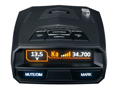 UNIDEN R4 Extreme Long-Range Laser/Radar Detector, Record Shattering Performance, Built-in GPS w/AUTO Mute Memory, Voice Alerts, Red Light & Speed Camera Alerts, Multi-Color OLED Display, Black