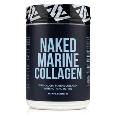 NAKED Marine Collagen Peptides Protein Powder - Unflavored - from Wild Caught Cod - Paleo Friendly, Non-GMO, Soy-Free, Gluten-Free - 47 Servings