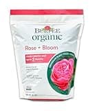 Burpee Organic Bloom Granular All-Natural Food for Roses and Flower Plants | Ideal for Container Gardens, Beds or Bushes, 4 lb, 4lb. Bag