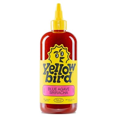 Yellowbird® Classic Blue Agave Sriracha 19.6 oz. Tabletop Size (Mellow Hot | 1 Bottle | Made in Texas)