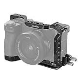 SmallRig Cage Kit for Sony A6700 with a Cable Clamp for HDMI, Built-in Quick Release Plate for Arca-Type, Film Movie Making Camera Video Cage with Shoe Mount, 1/4''-20 & 3/8''-16 Threaded Holes - 4336