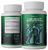 Height Growth Pills - Natural Hеight Growth Maximizer - Bone Up Calcium Supplement - Growth Factor Support, and Stature Development - Advanced Formula of Grow Pills