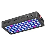 Phlizon 165W Dimmable Full Spectrum Aquarium LED Light Daisy Chain Fish Tank LED Reef Decoration Light for Saltwater Freshwater Fish Coral Reef (16"x8"x2.4")
