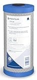 Pentair Pentek EPM-BB Big Blue Carbon Water Filter, 10-Inch, Whole House Modified Epsilon Carbon Block Replacement Cartridge with Bonded Powdered Activated Carbon (PAC) Filter, 10" x 4.5", 10 Micron