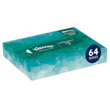 Kleenex Professional Facial Tissue, Bulk (21195), Flat Boxed Format, Designed for Business (48 Tissues/Box, 64 Boxes, 3,072 Sheets/Case)
