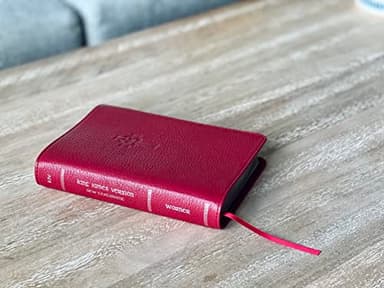 KJV Goatskin Leather New Testament Goatskin Leather Red
