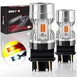 BRISHINE CANBUS 3157 Switchback LED Bulbs Built-in Resistor Anti-Hyper Flash 3057 3457 4157 Amber Front Turn Signal White DRL/Parking Lights for F-150 2004-2014 Escape 2008 2009 2010 2011 2012