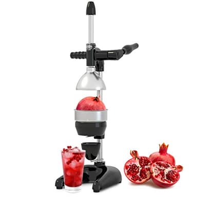 Tribest Pro MJP-105 XL Professional Manual Cold Press Juicer Machine for Pomegranates and Citrus, Black