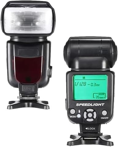 Speedlite Flash with Bounce & Swivel Head Compatible with Canon EOS R50
