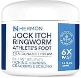 Jock Itch Antifungal Cream, Psoriasis Cream, Ringworm Treatment for Humans, Psoriasis Treatment, Psoriasis Scalp Treatment, Ringworm Cream for Humans, Foot & Body Balm, Provides Soothing Relief-100g