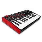 AKAI Professional MPK Mini MK3 - 25 Key USB MIDI Keyboard Controller With 8 Backlit Drum Pads, 8 Knobs and Music Production Software Included