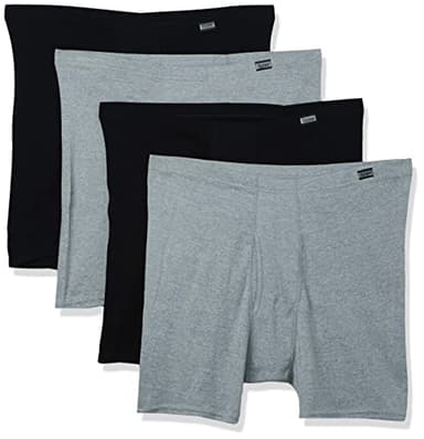 Hanes mens Tagless Comfortsoft Waistband - Multiple Packs Available boxer briefs, Assorted 4-pack, XX-Large US