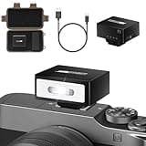 MEDALight F1 Mini Camera Flash Camera Flash Speedlite for Ricoh (GR3/GR3X,etc.) Nikon/Canon/Fuji,Digital Film Cameras,Mini hot Shoe Flash for DSLR Camera（Not Compatible for Sony ZV-1F.