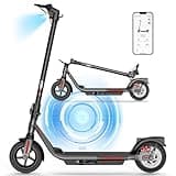 SISIGAD Electric Scooter Adults Peak 500W Motor, 8.5" Solid Tires, 19Mph Speed, Long Miles Range, Scooters for Adults, Foldable E-Scooter for Commuting with Double Braking System, APP Control