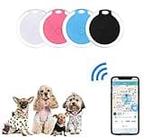 4 Pack Smart Key Finder Locator, GPS Tracking Device for Kids Pets Keychain Wallet Luggage Anti-Lost Tag Alarm Reminder Selfie Shutter APP Control Compatible iOS Android